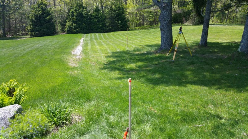 photo of Line Staking Paralax in field